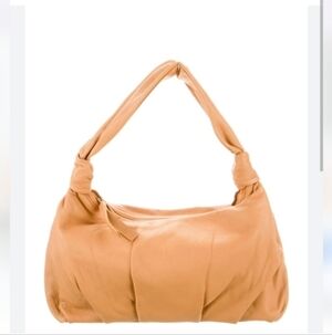 Cleobella Morgan Purse 100% Sheepskin Leather Brown Soft Shoulder Bag